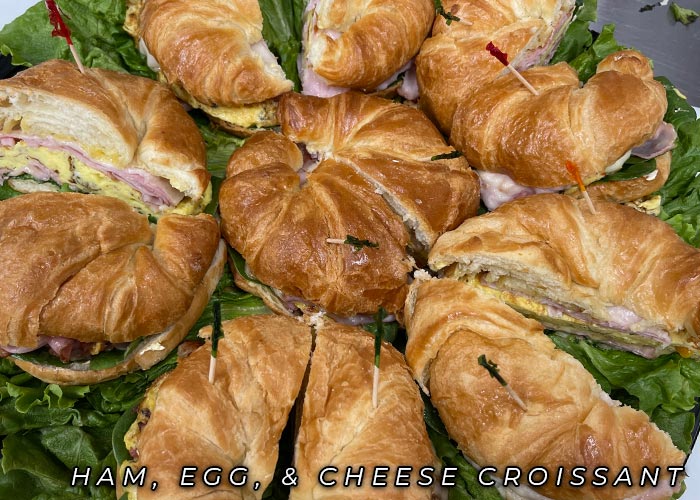 Ham, Egg & Cheese Croissants