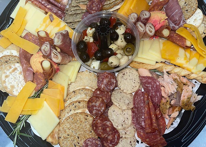 Crackers, Meat & Cheese Tray